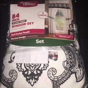 White and black brand new window set